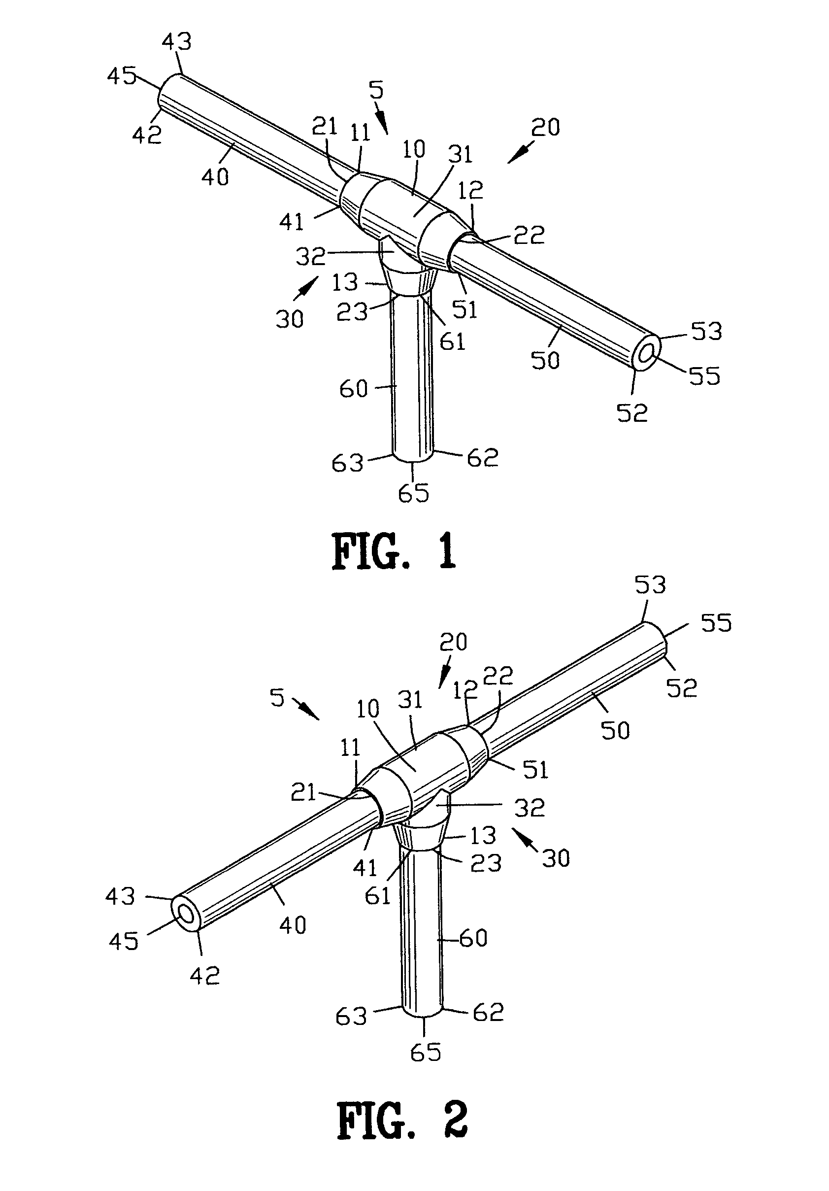 Process of molding a coupling for interconnecting tubes