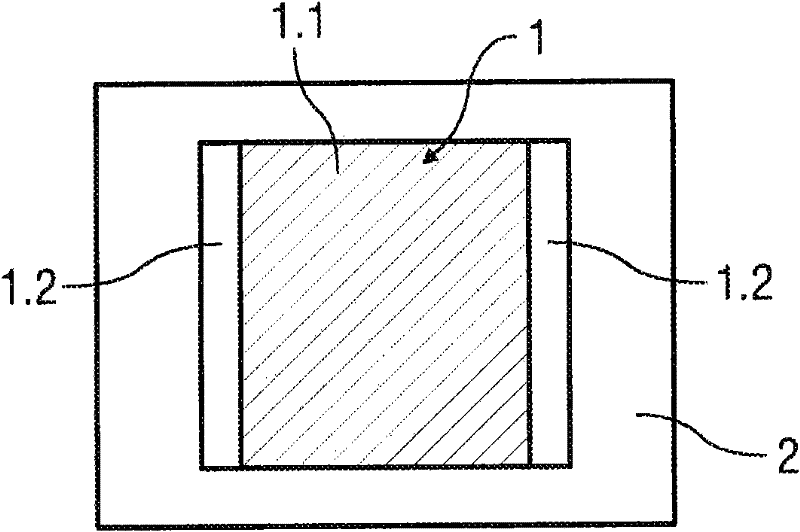 Heating device for heating a glass surface, particularly of a protective glass of an outdoor camera, and electronic and/or optical device having a protective glass