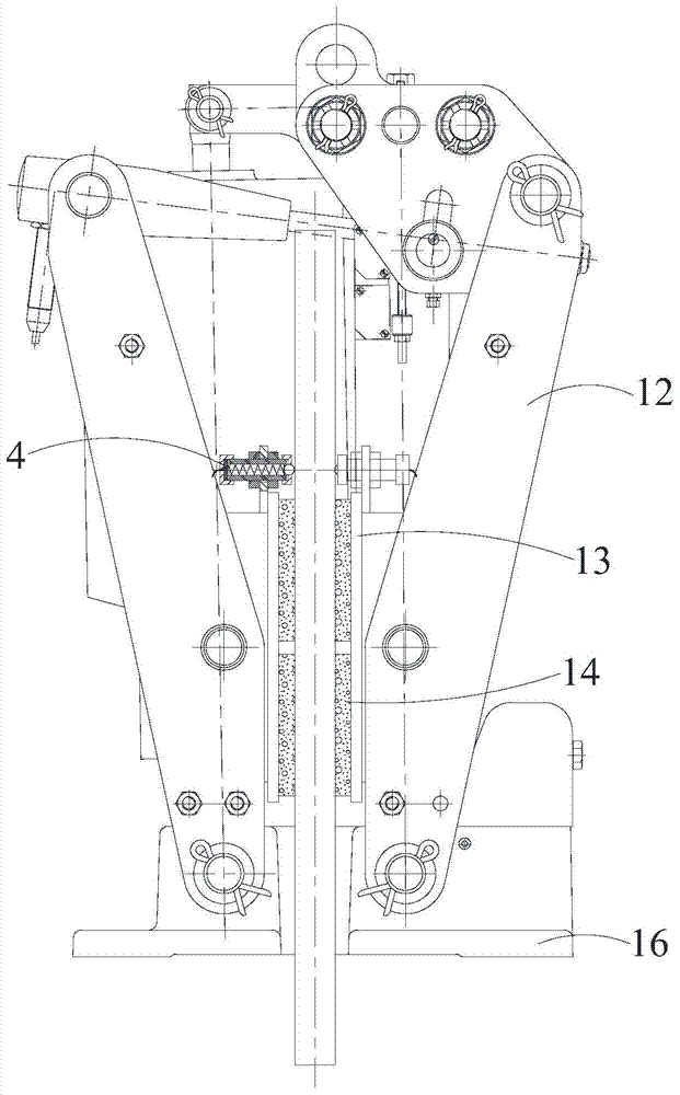 Crane and brake system thereof