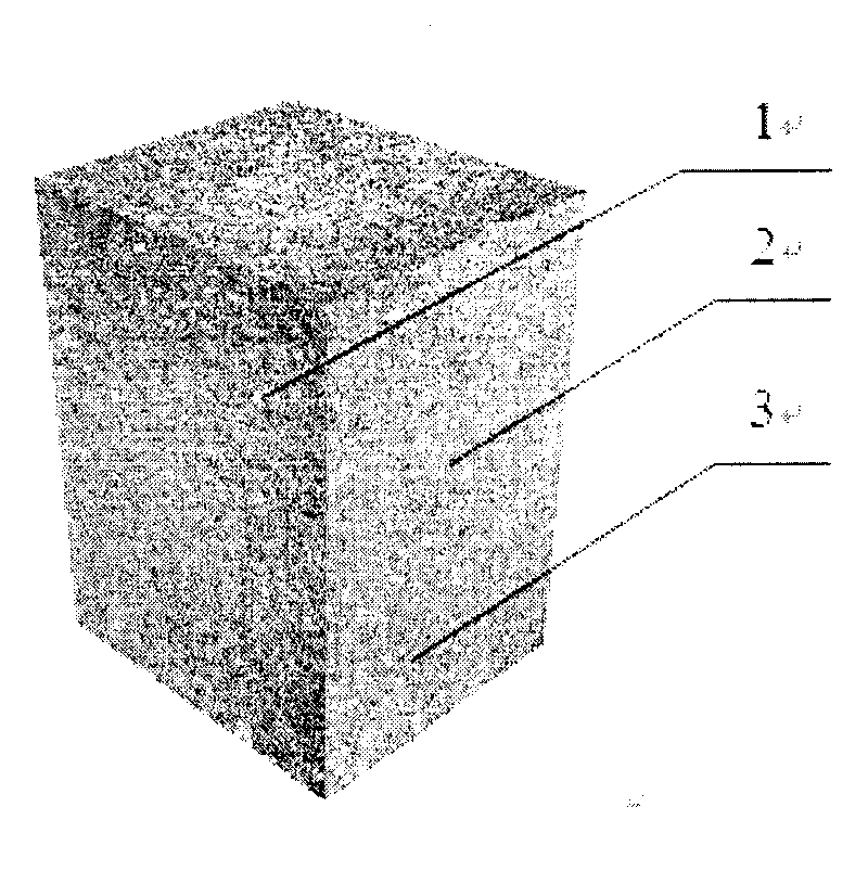 Wheat straw compression molding block