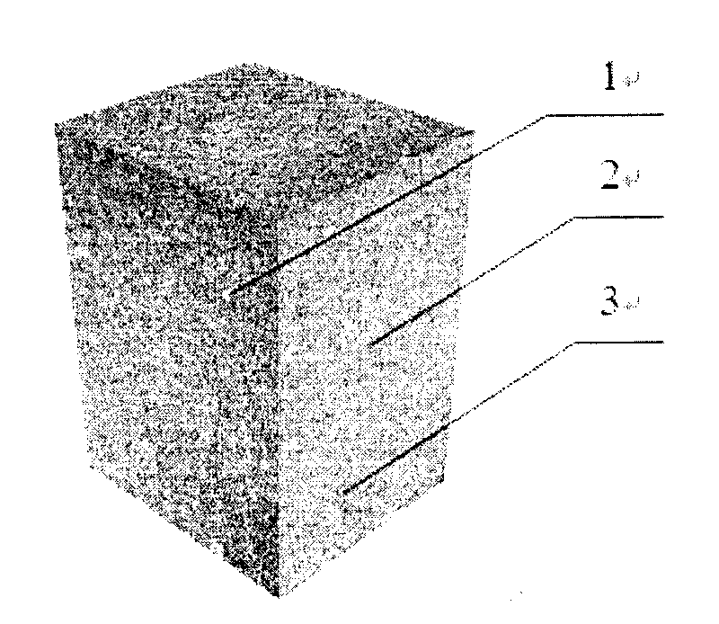 Wheat straw compression molding block