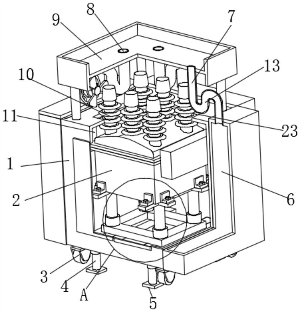 A mounting mechanism for high voltage circuit breaker