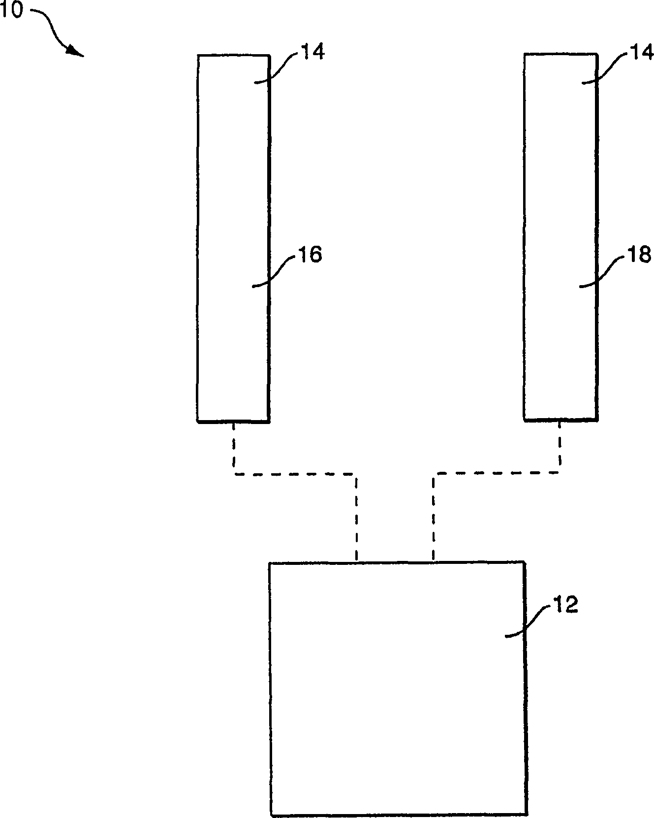 Radiating element for a signal emitting apparatus