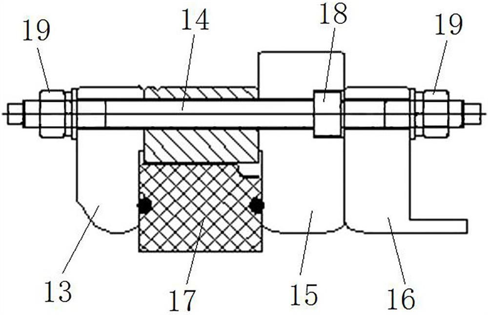 Bus extension butt joint structure and GIS