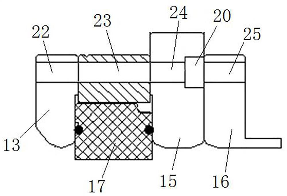 Bus extension butt joint structure and GIS