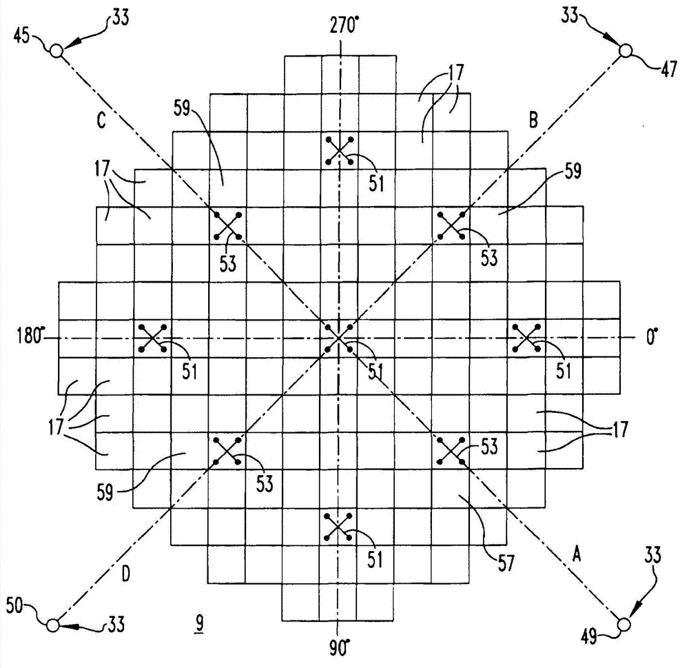 Method of calibrating excore detectors in a nuclear reactor