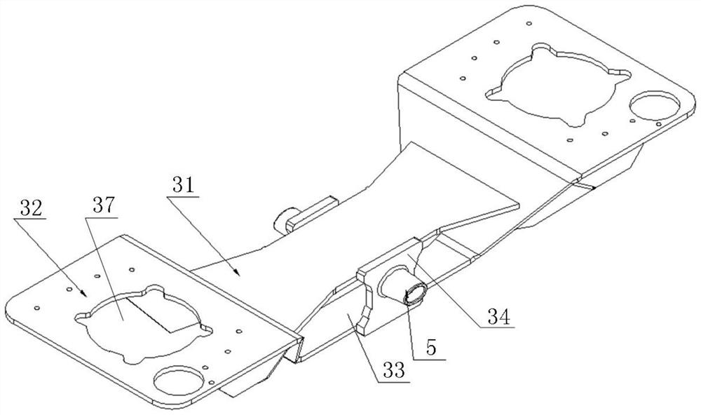 AGV and anti-tipping axle body structure thereof