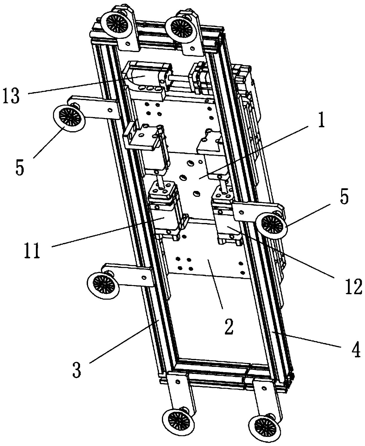 Multifunctional robotic sucking disc rack