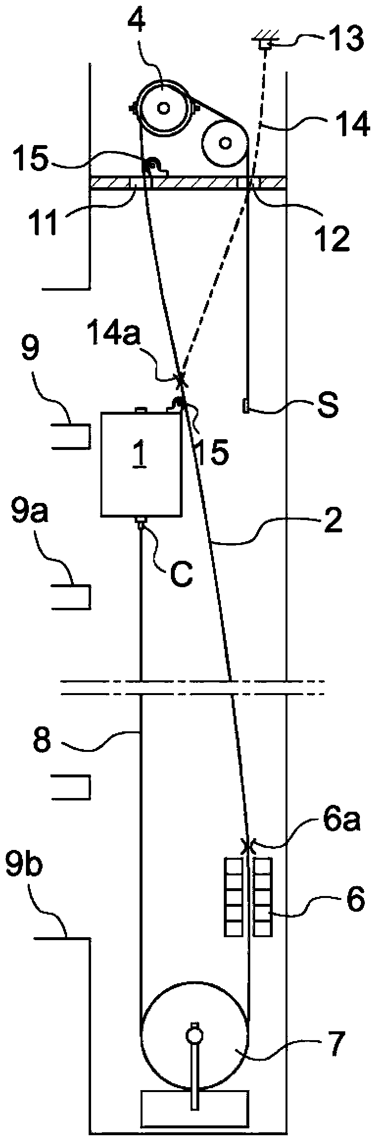 Method for replacing the ropes of an elevator, and an elevator