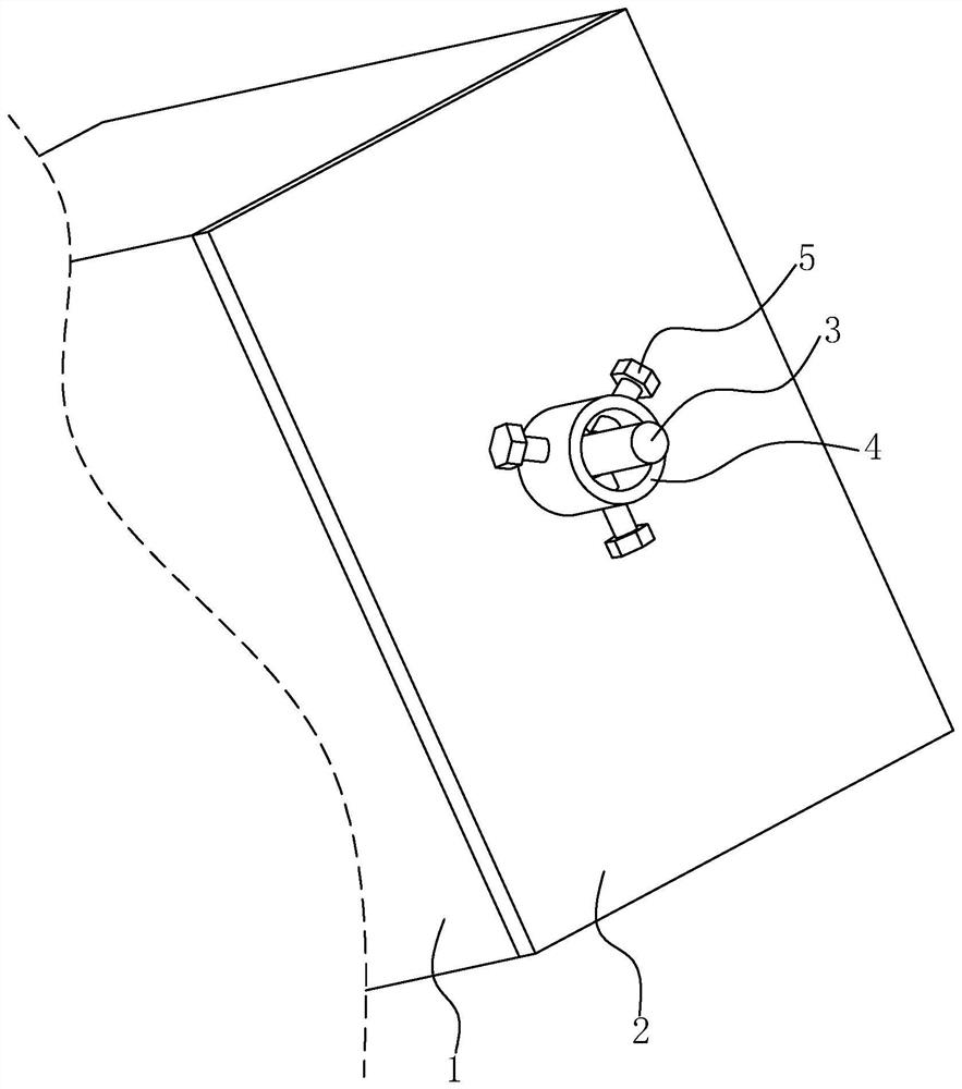 Soil nail anti-pulling fastening structure