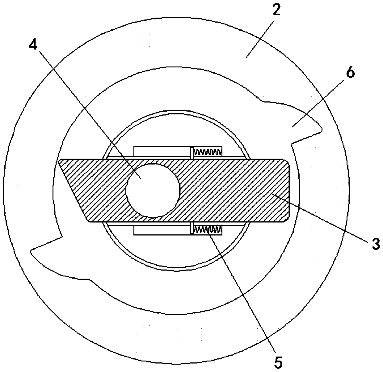 High polymer coating backflow protection device capable of automatically working based on flowing direction