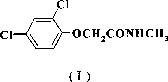 Method for preparing N-methyl-2-(2,4-dichlorophenoxy) acetamide
