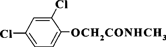 Method for preparing N-methyl-2-(2,4-dichlorophenoxy) acetamide