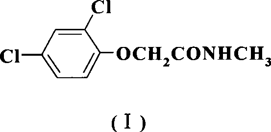 Method for preparing N-methyl-2-(2,4-dichlorophenoxy) acetamide