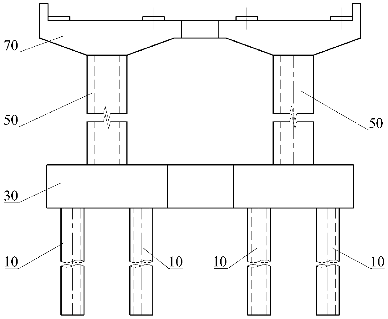 Assembled hollow pier based on end plate welding and its construction method