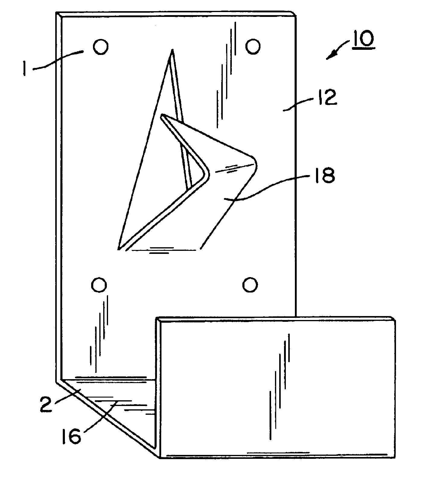 Siding clip for supporting a panel