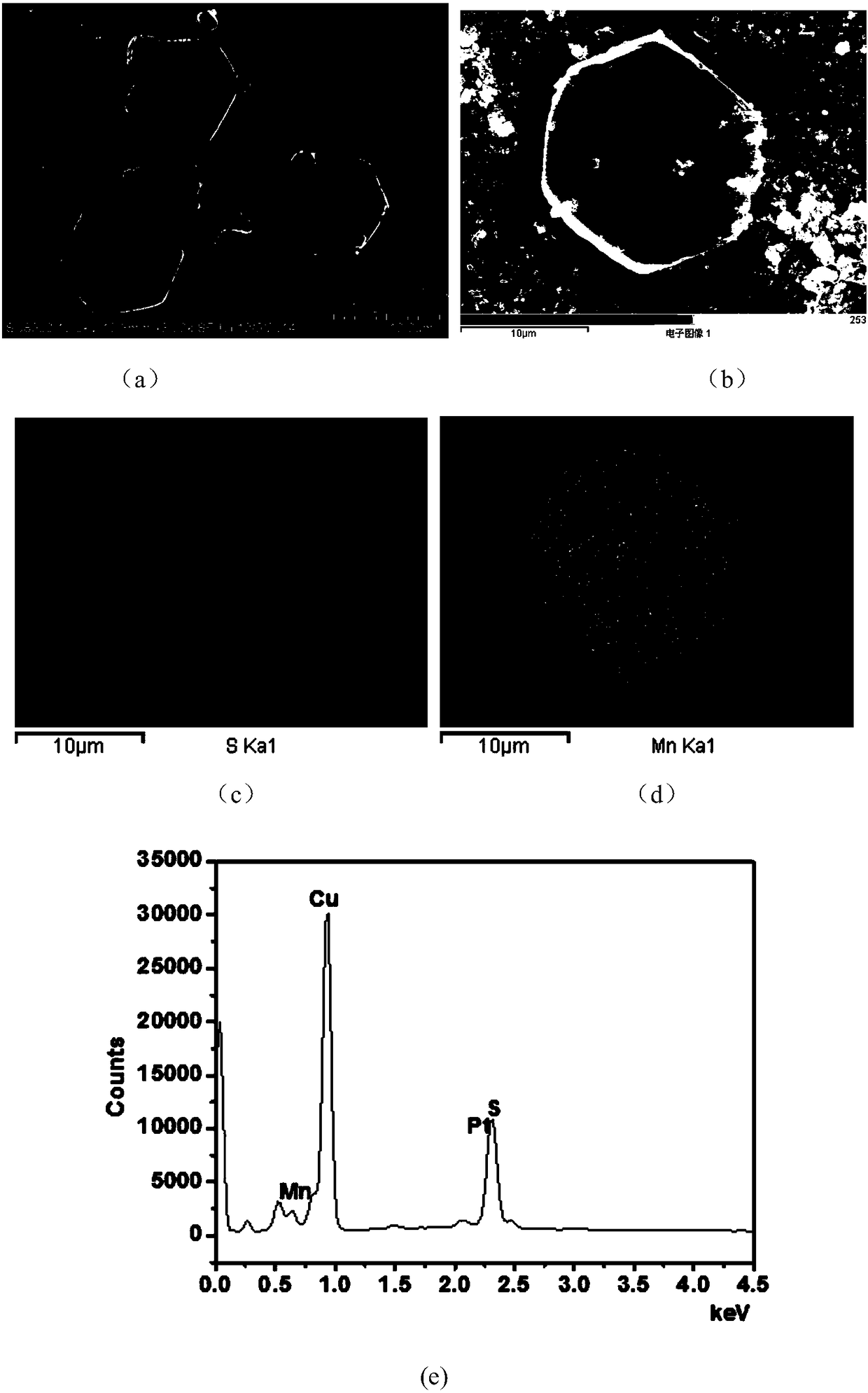 Method for synthesizing MnS micrometer powder with controllable morphology