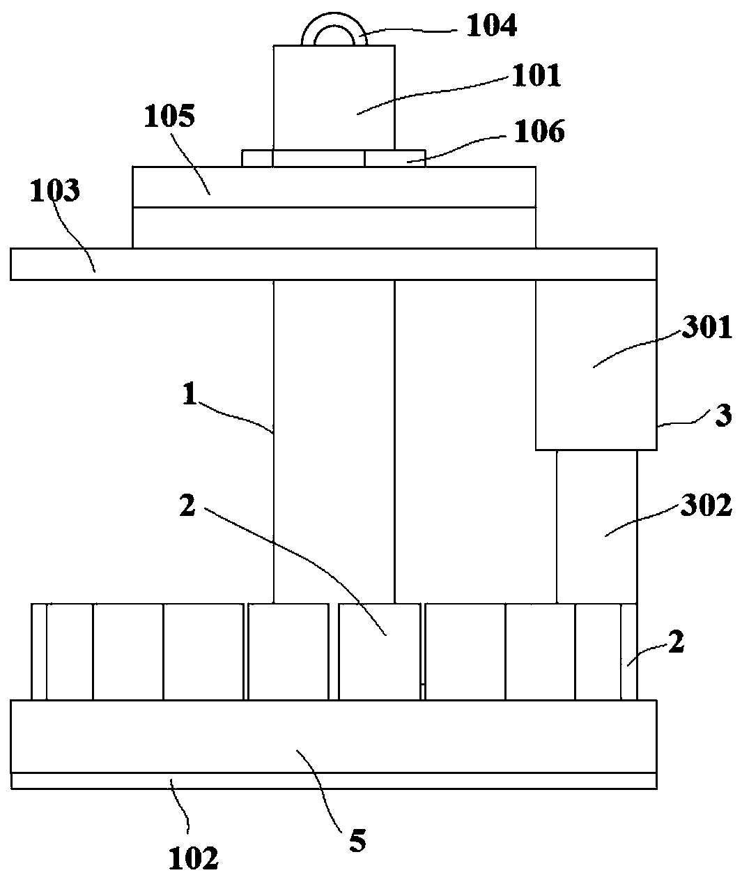 A vehicle-mounted soil geochemical sampling device and method thereof