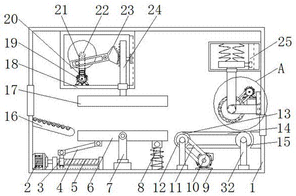 Pressing plate device for manufacturing automobile engine hood