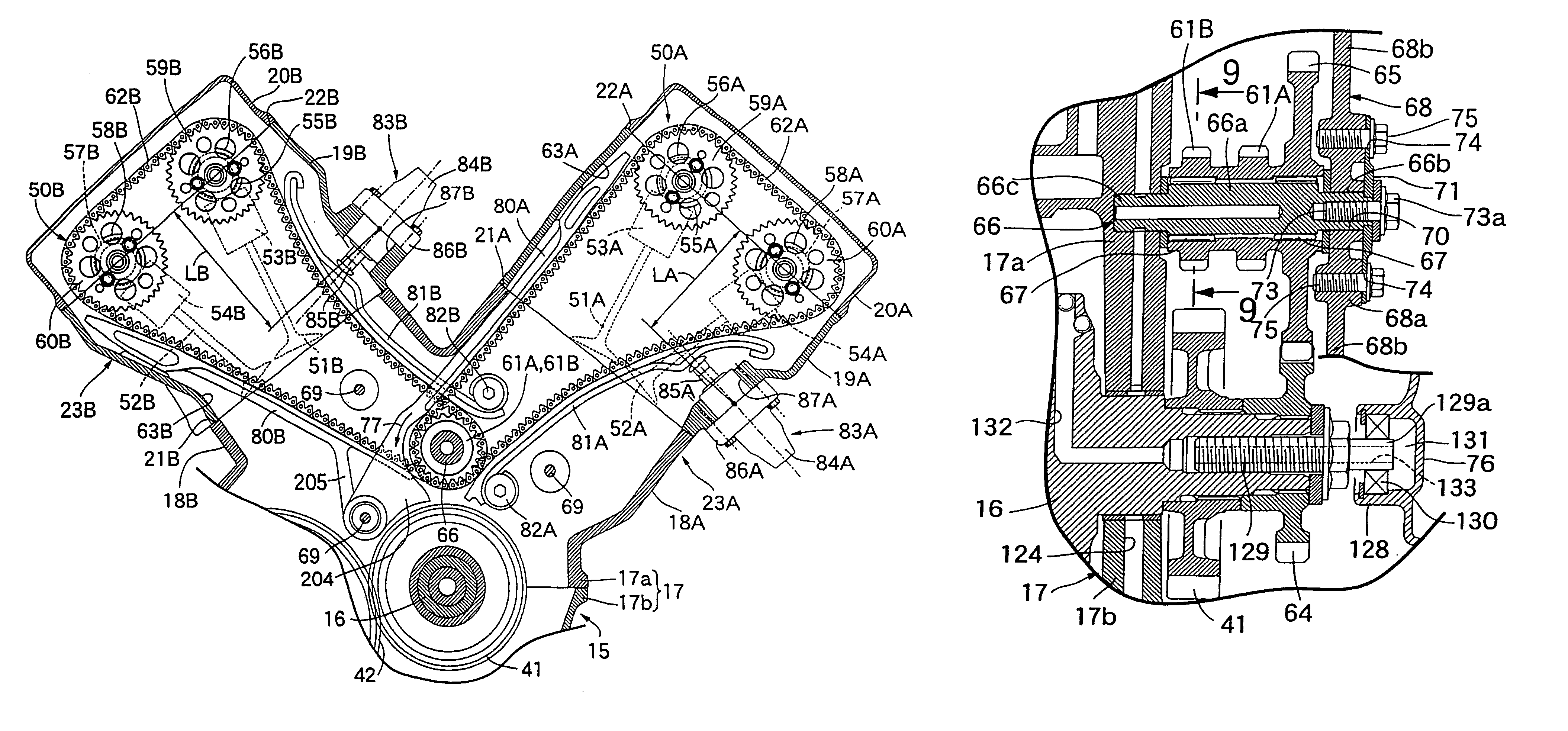Cam drive gear and valve operating system drive gear for engine