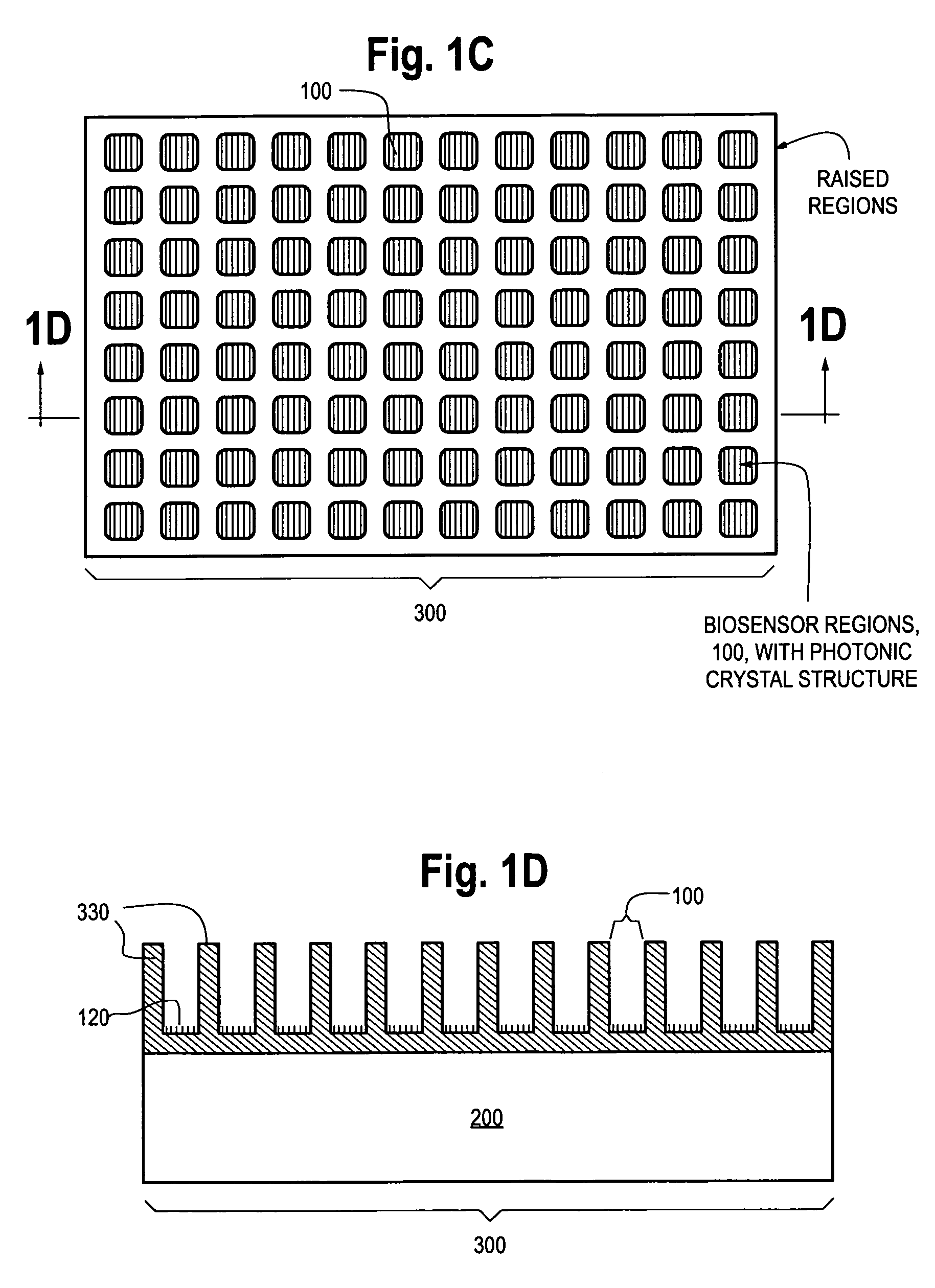 Photonic crystal sensors with integrated fluid containment structure, sample handling devices incorporating same, and uses thereof for biomolecular interaction analysis