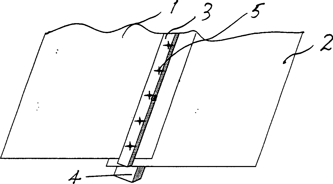 Covering process for house garbage filling field