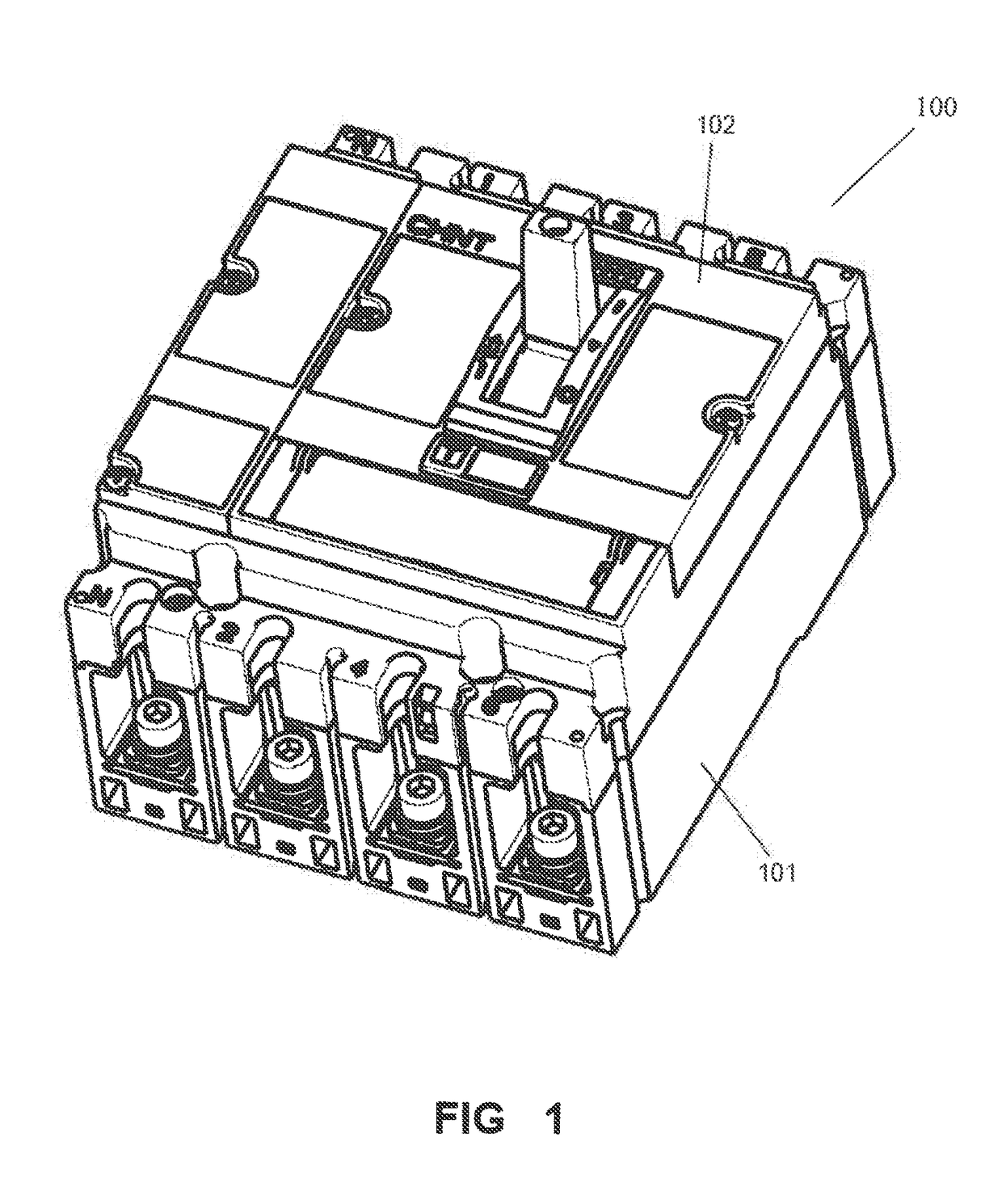 Contact module for circuit breaker