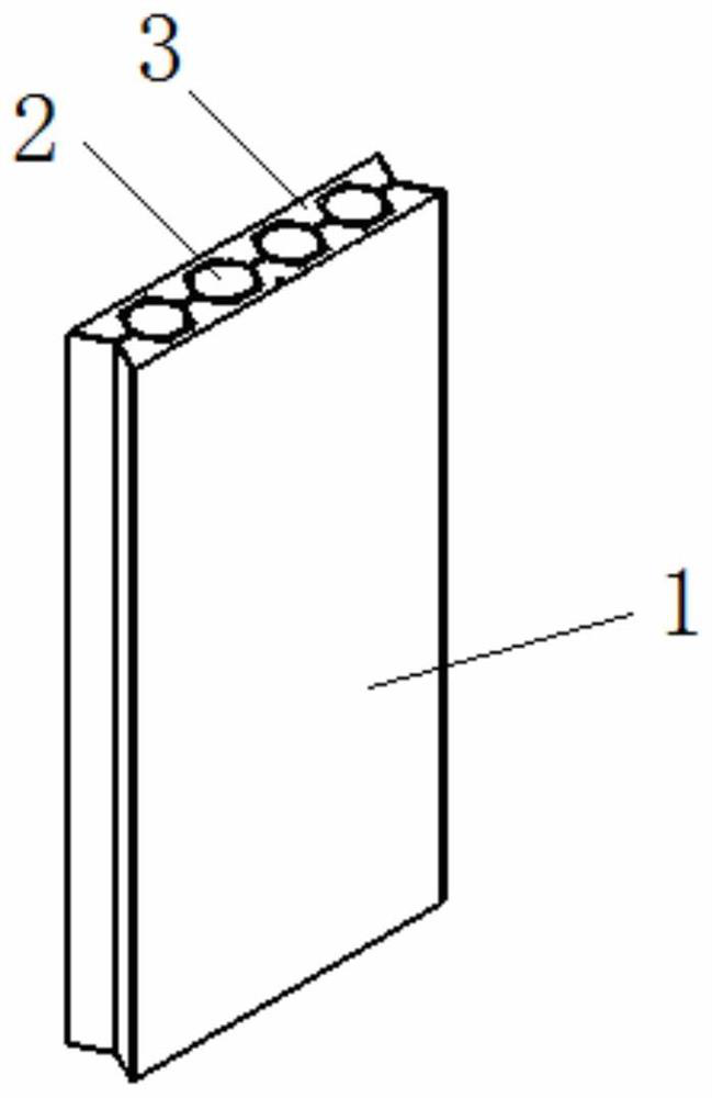 Composite hyperbolic corrugated sandwich structure for inhibiting vibration of lubricating oil tank of aero-engine and application of composite hyperbolic corrugated sandwich structure