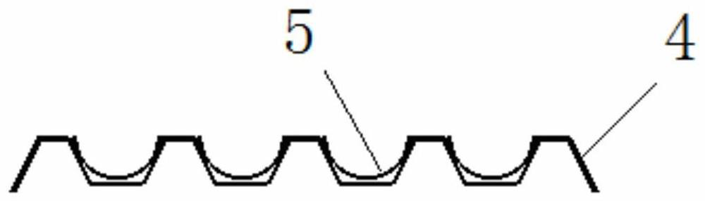 Composite hyperbolic corrugated sandwich structure for inhibiting vibration of lubricating oil tank of aero-engine and application of composite hyperbolic corrugated sandwich structure