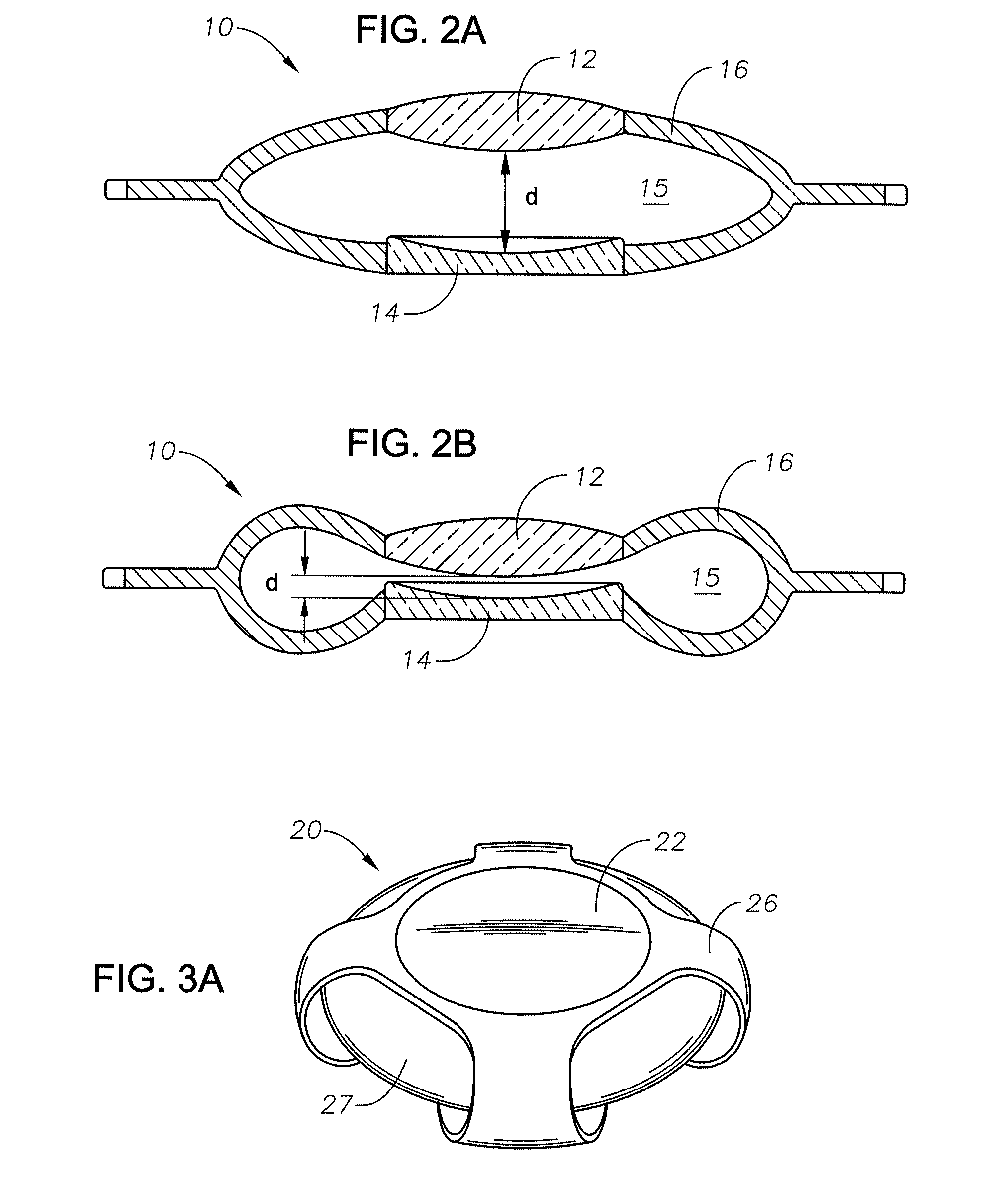 Dual optic accommodating iol with low refractive index gap material