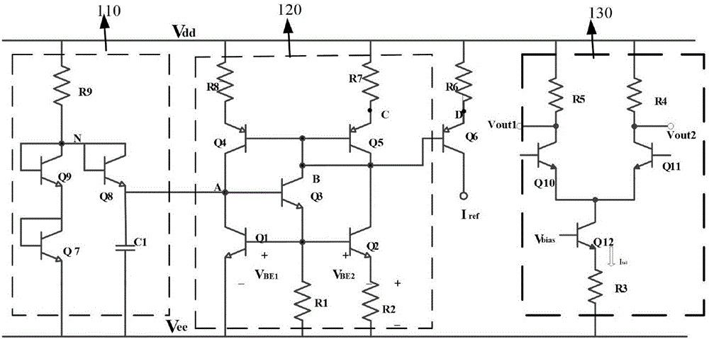 Band-gap reference circuit suitable for radio-frequency circuit