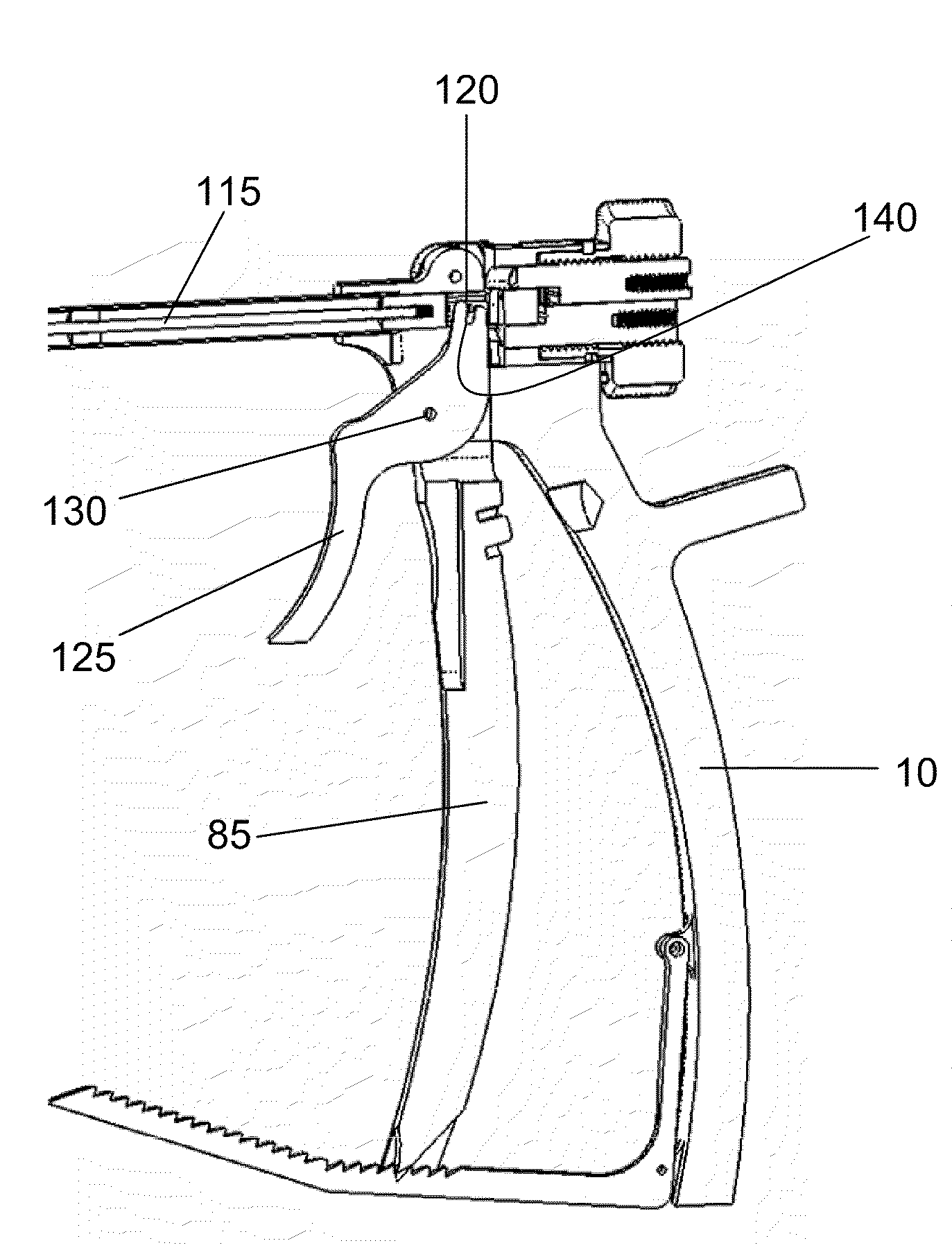 Method and apparatus for passing suture through the labrum of a hip joint in order to secure the labrum to the acetabulum