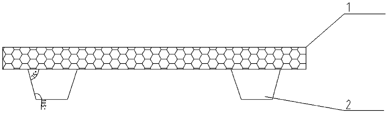 Light thermoplastic honeycomb plate composite material tray and manufacturing method thereof