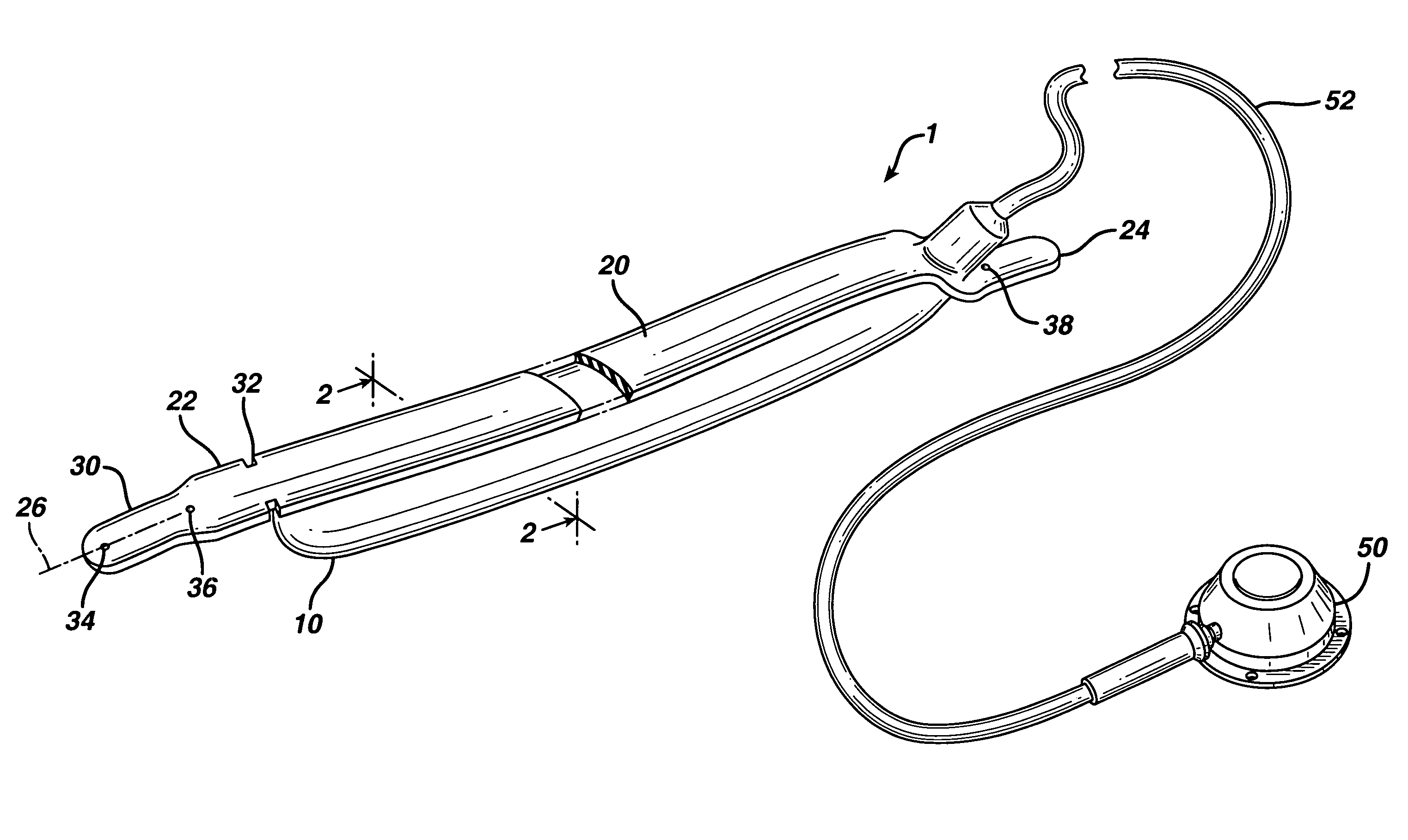 Surgically implantable adjustable band having a flat profile when implanted