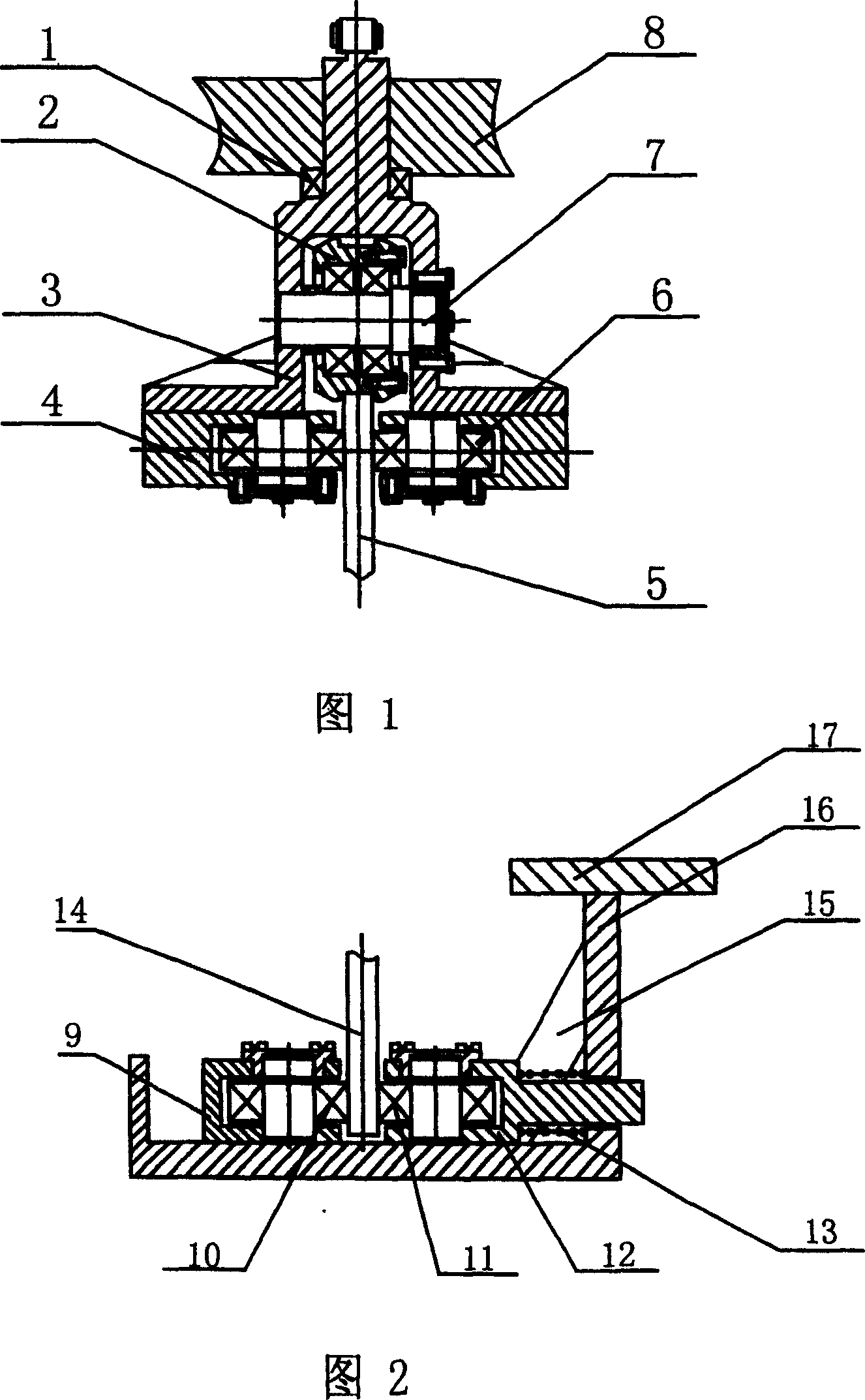 Set of guiding and turning sutomatic cleaning carriage for glass window