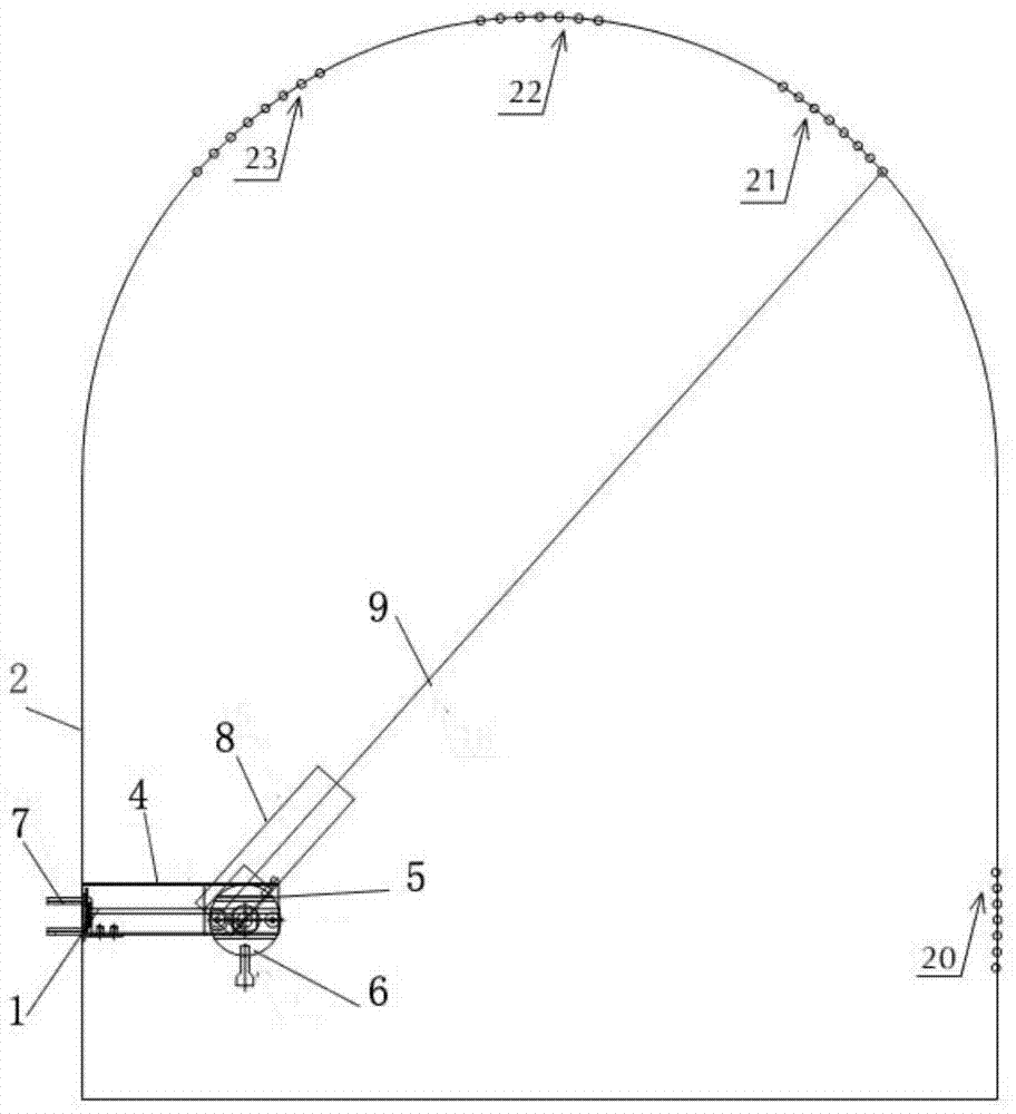 Method for monitoring early deformation of large-section underground caverns on basis of accurate zone measurement