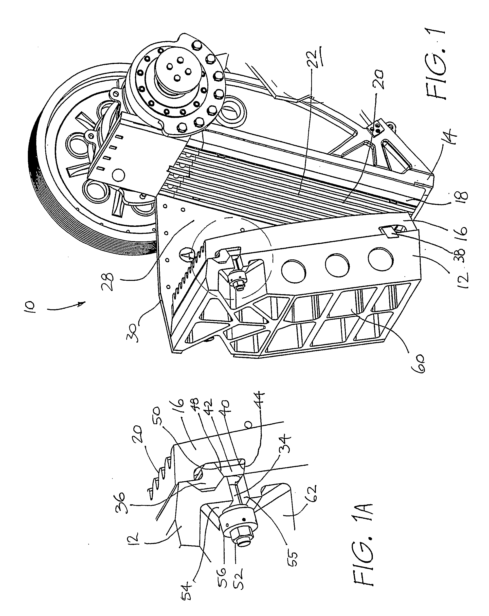 Jaw assembly for a jaw crusher
