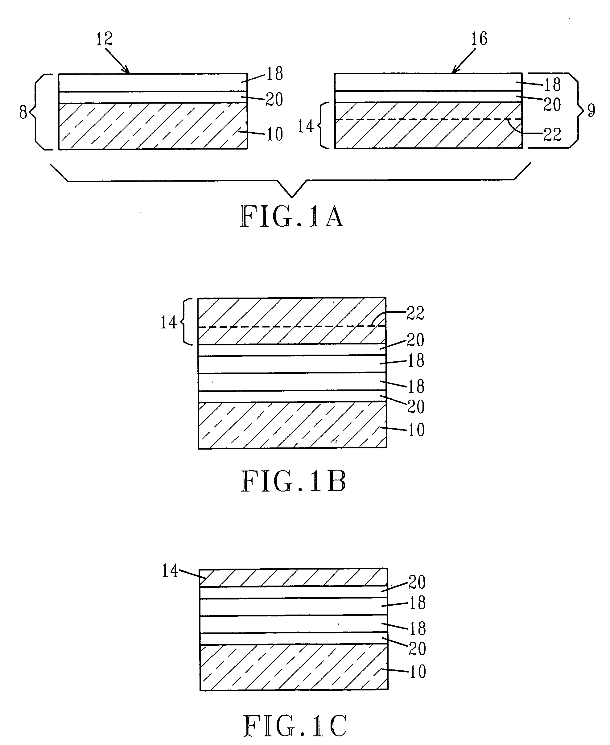 Semiconductor-dielectric-semiconductor device structure fabricated by wafer bonding