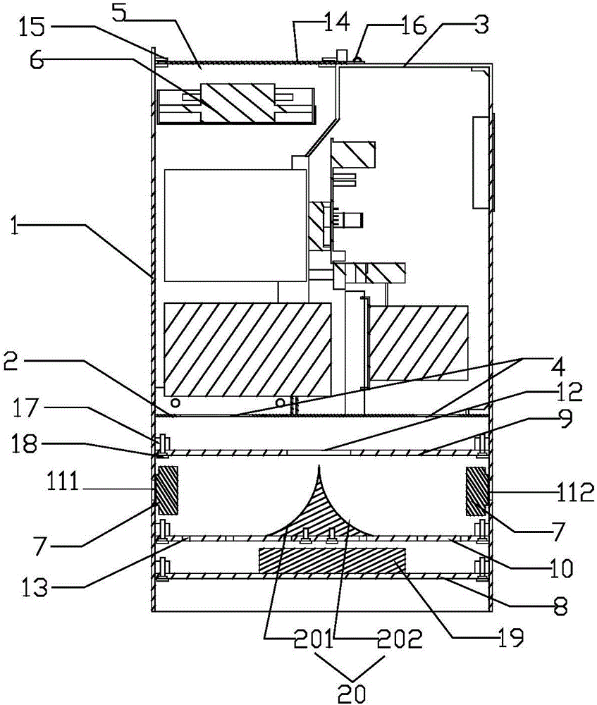 Frequency converter with automatic temperature control and heat radiation function