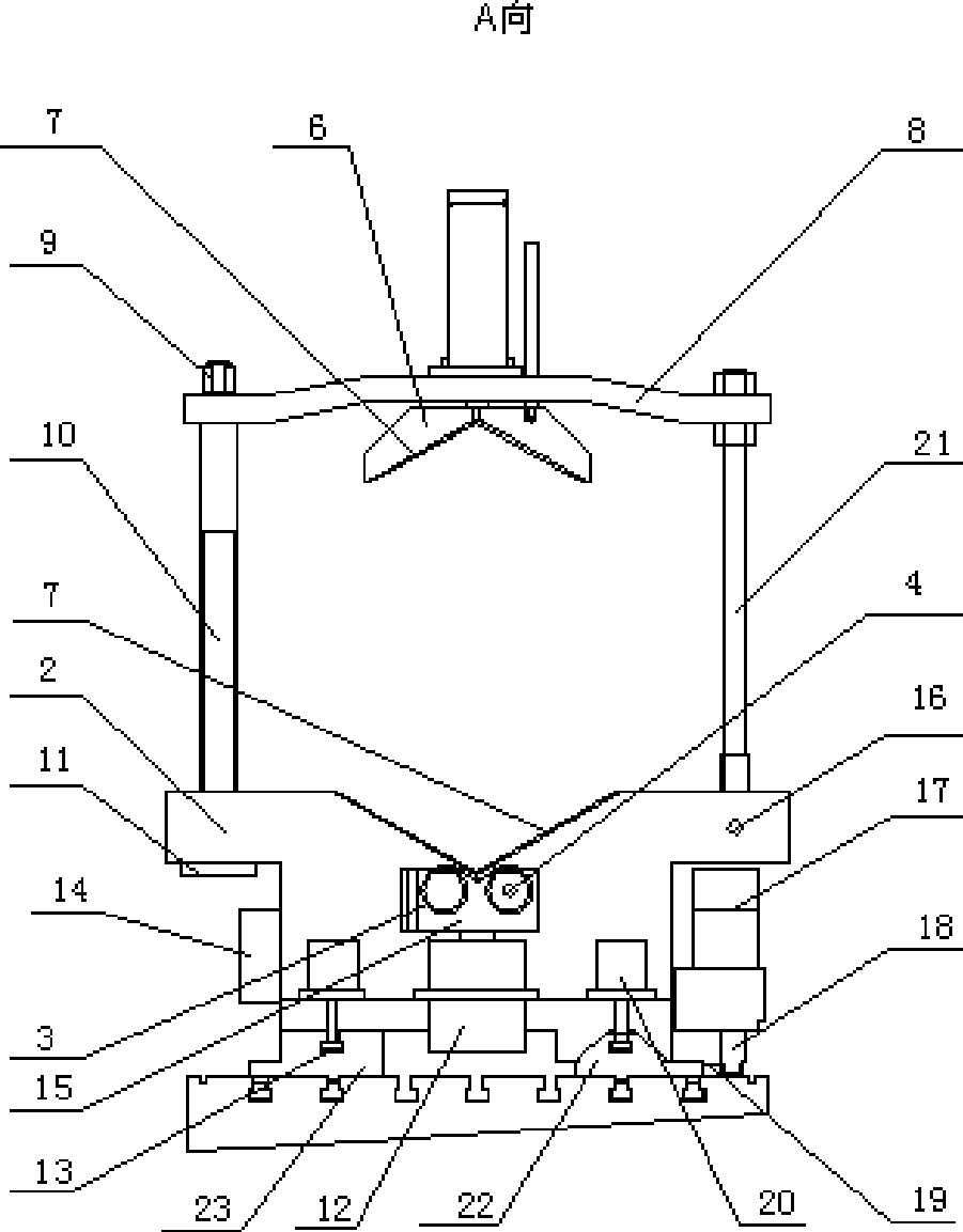 Full automatic hydraulically operated fixture device