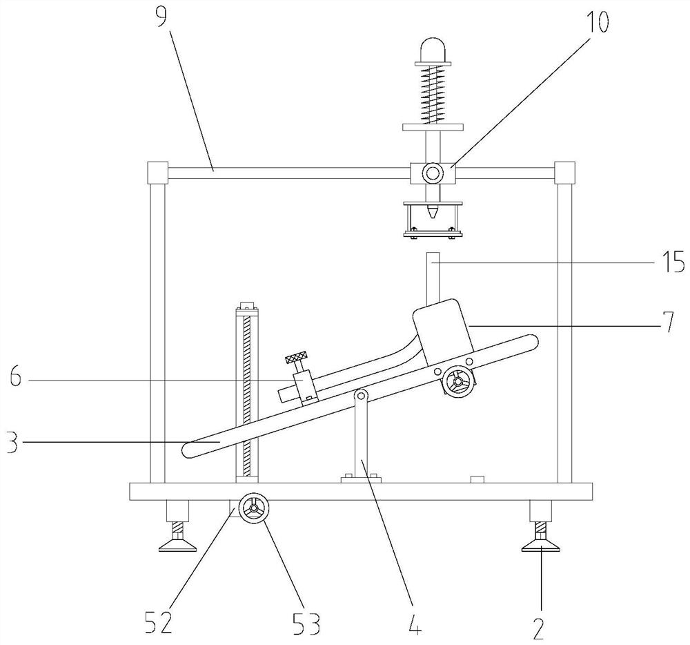 A non-standard elbow flange welding positioning tool