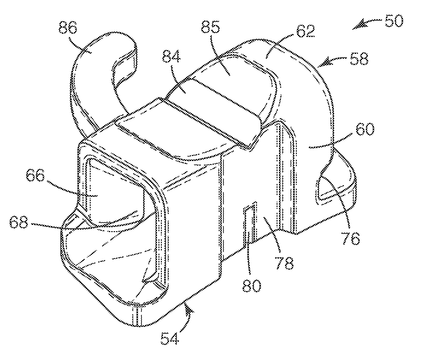 Molar appliance for an orthodontic brace