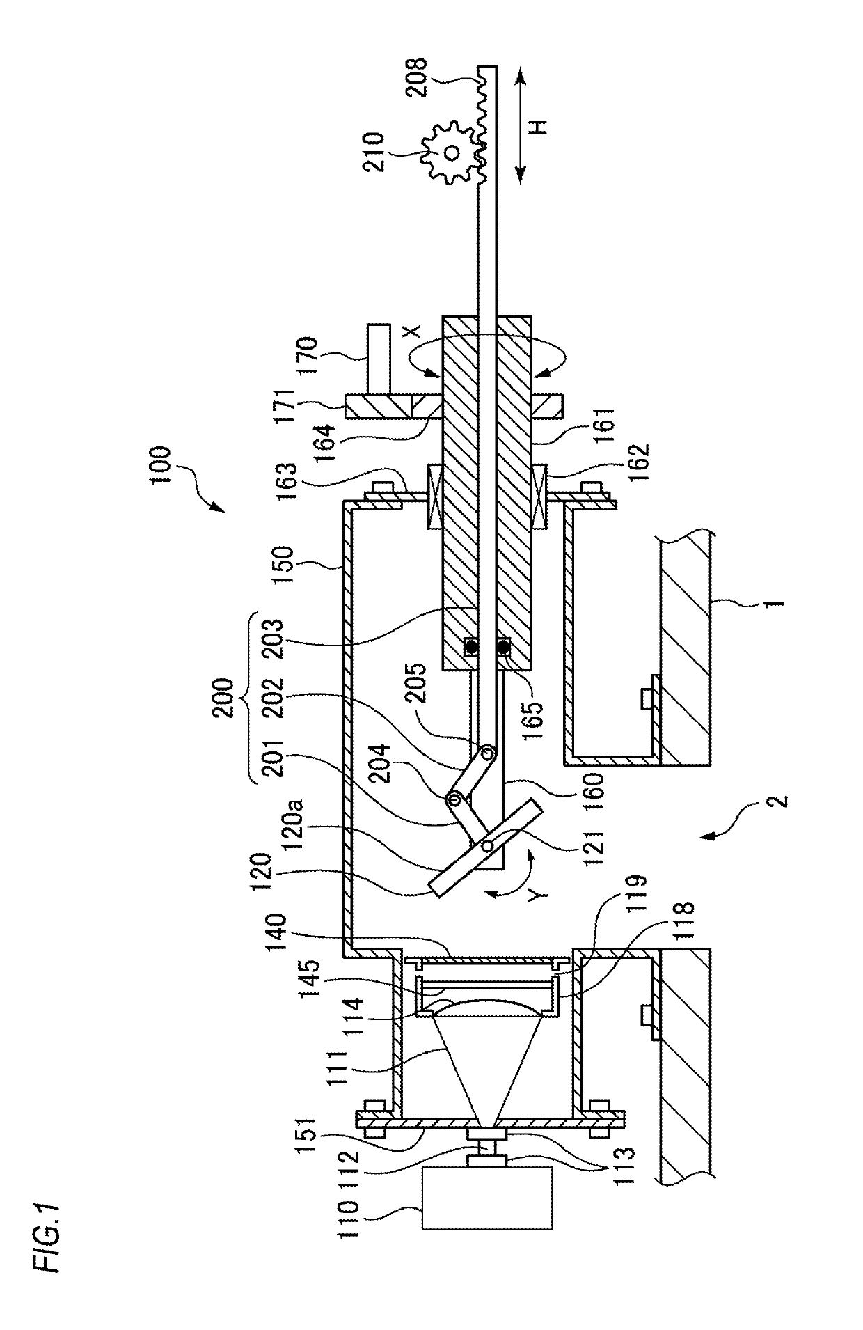 Surface detection apparatus for blast furnace