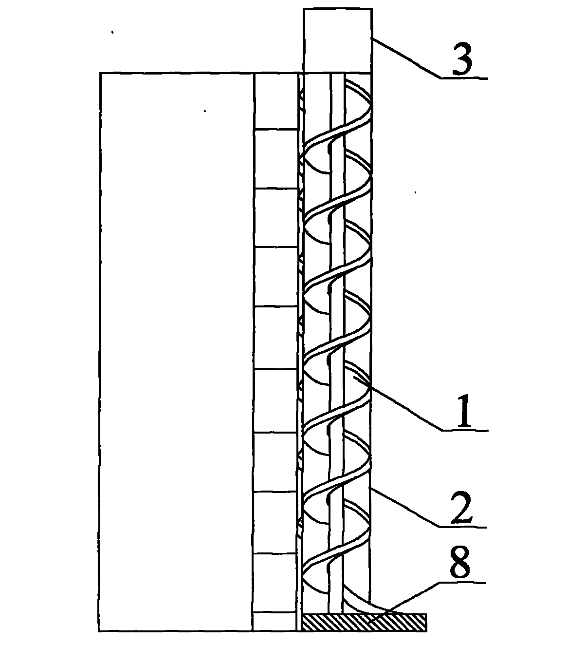 Telescopic type emergency escaping device for high-rise buildings