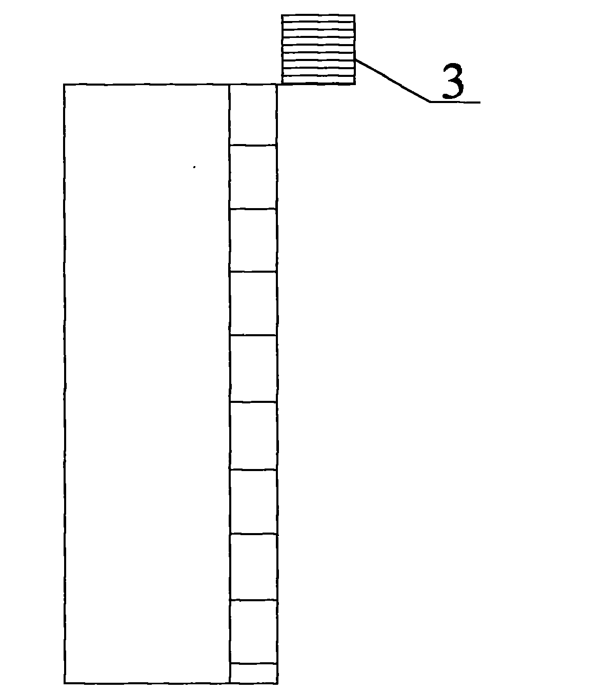Telescopic type emergency escaping device for high-rise buildings