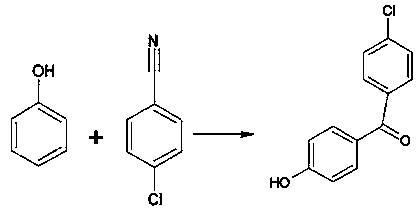 Preparation method of 4-chloro-4'-hydroxybenzophenone