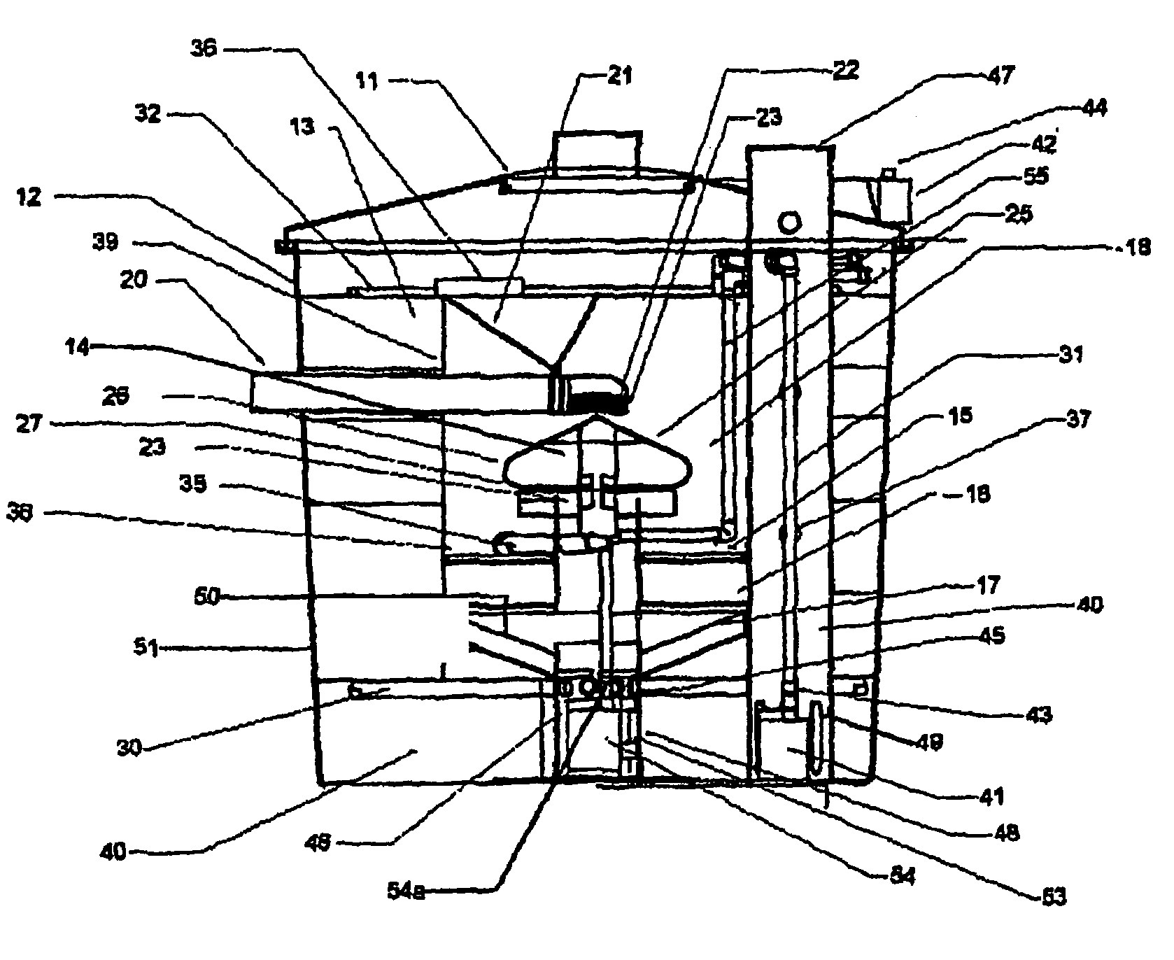 Apparatus and method for the treatment of waste