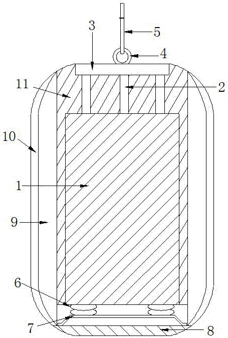 Long-life lifting type boxing bag