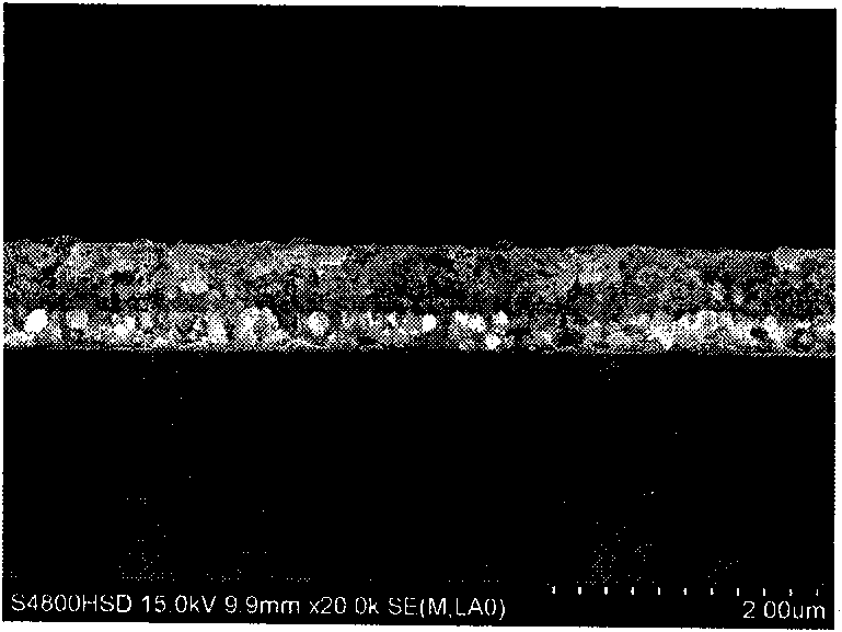 Method for preparing zirconium tungstate film