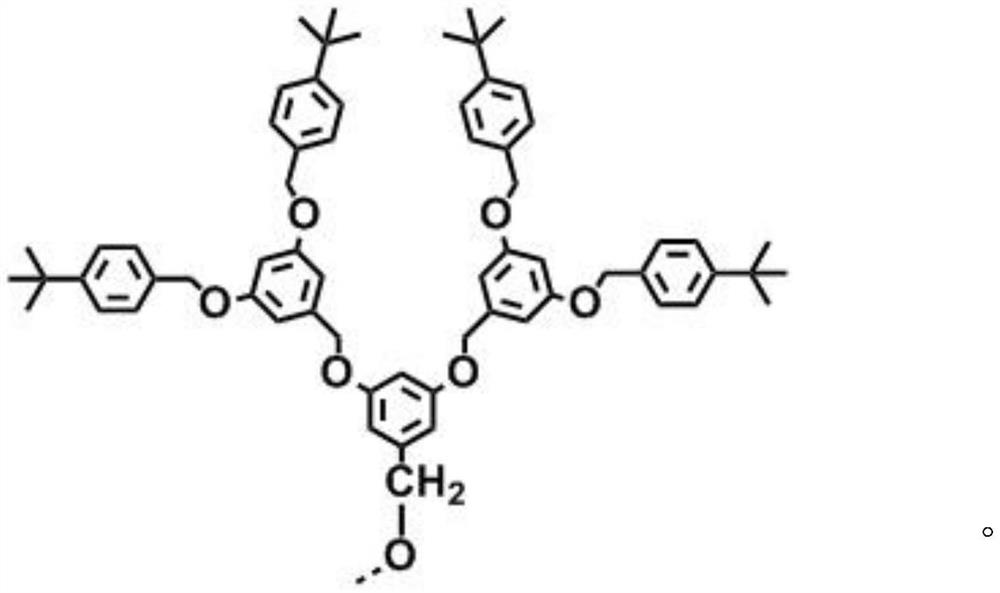 A kind of large sterically hindered alkoxyl substituted conjugated compound with triarylamine as terminal group and its application
